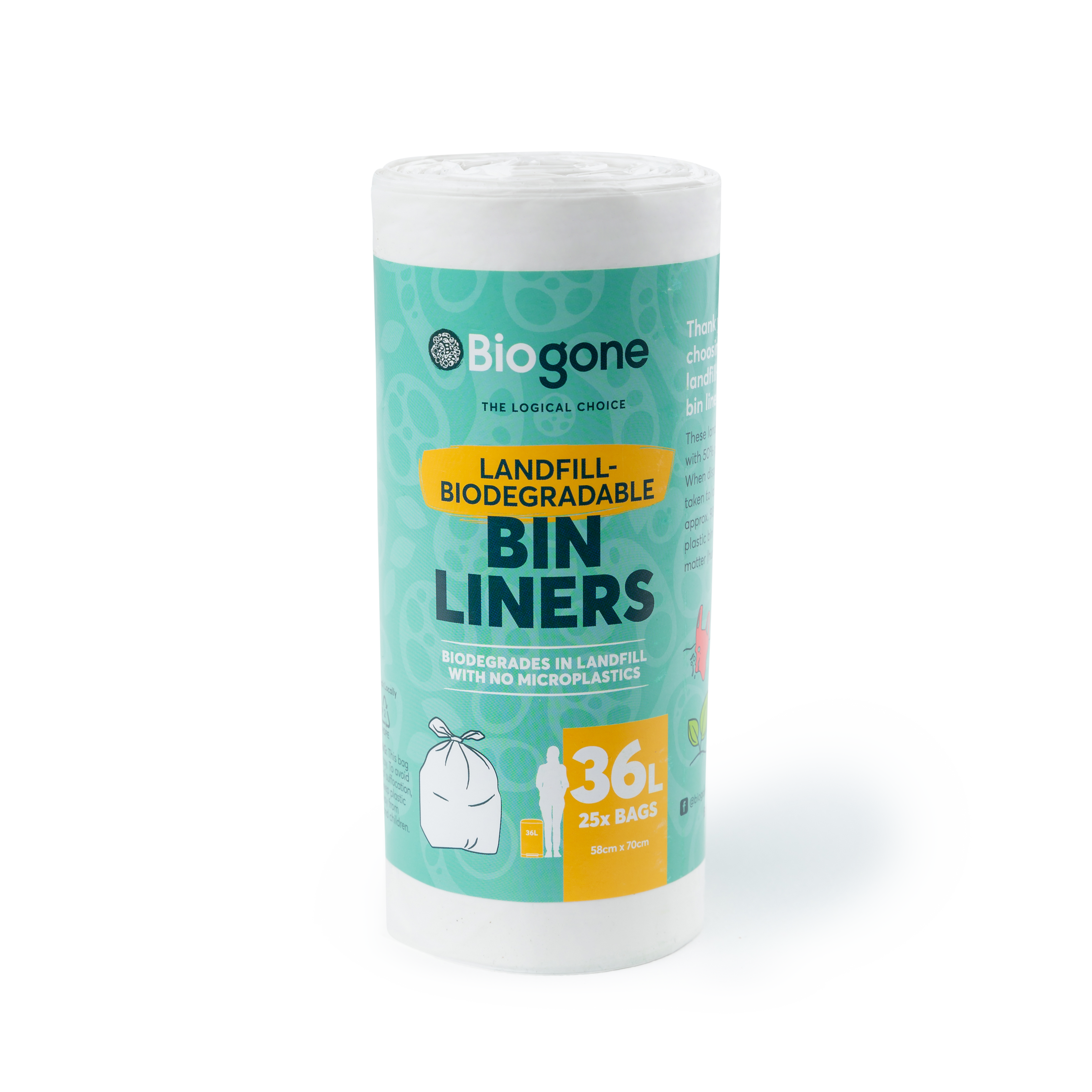 Medium Garbage Bags for Kitchen (Biogone)